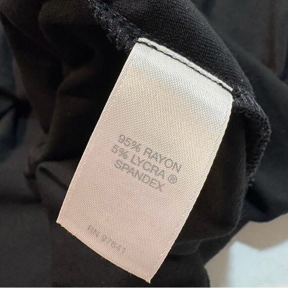 J. Jill Wearever Rayon Cardigan V-Neck Medium Black Pockets Lagenlook - Picture 7 of 7